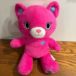 LIKE NEW Build-a-Bear BAB 17" Kabu Catlynn Pink Kitty Cat Plush Large Stuffy
